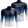 Cycling Long-sleeved Road Bicycle Equipment Gradual Change Color Cycling Clothes Autumn and Winter Models, Breathable Speed