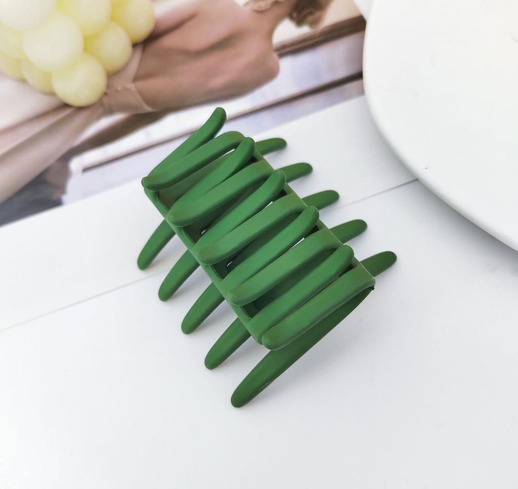 1 Stück Schwarzer Pferdeschwanz Haarnadel Haarschmuck Doppelseitiger Haarclip Haarkamm für Damen Mattierter Verzahnter Anti-Rutsch-Kamm
