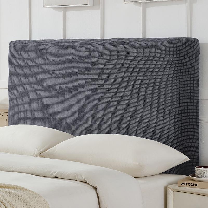 Jacquard Headboard Cover: Thickened, Dustproof, Non-slip, Wear-resistant, Elastic Slipcover & Backrest Protector