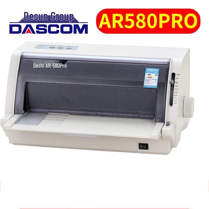 

Dascom AR-580Pro Flatbed Dot Matrix Printer CN plug (adapter included)