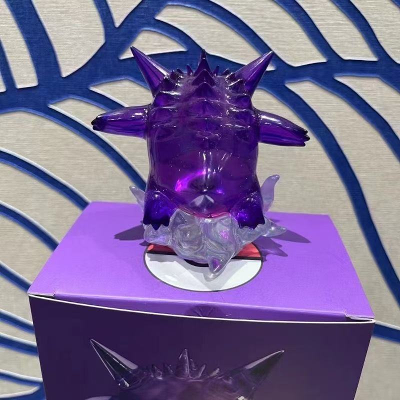 9cm/3.54inch Anime Pokemon Gengar Action Figure Q Version Figure Kawaii Doll Ornament Set Children Birthday Toys Gift