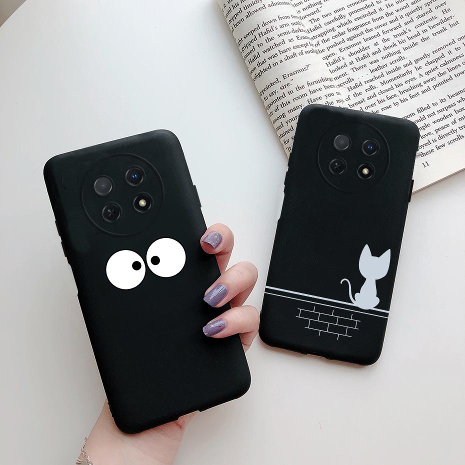 For Huawei Nova Y91 Case 2023 Cute Cat Cartoon Funda Soft Silicone Back Cover For Huawei NovaY91 Y 91 STG-LX1 STG-LX2 Phone Case