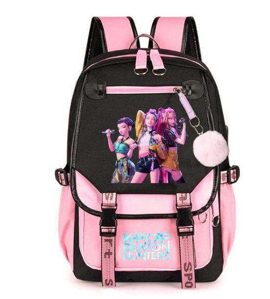 Witch Hunter Animation Cartoon Printed School Bag Large Capacity Junior High School Student Backpack