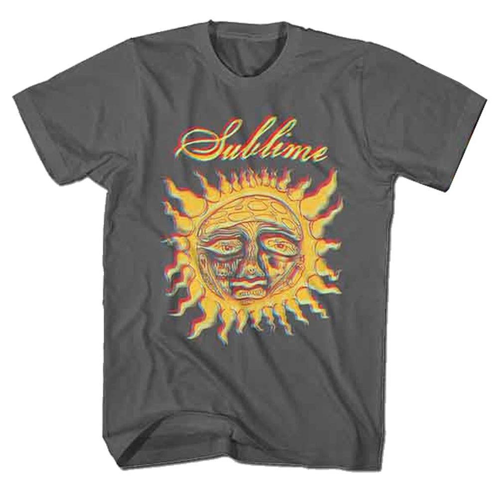 Sublime Yellow Sun Band Logo T Shirt 2XL
