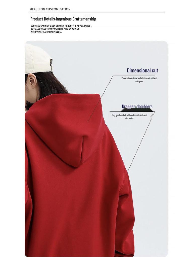 2026 Year of the Horse Red Sweatshirt - Round Neck, Perfect for New Year and Annual Meetings