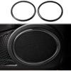 Crosselec W Stylu Włókna Węglowego Ramka Pokrywy Pierścienia Dźwiękowego Głośnika Drzwiowego Wykończenia dla Chrysler Crossfire