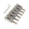 6Pcs Replacement Tremolo Bridge Saddles Roller Bridge Saddles Tremolo System Bridges with Wrench Electric Guitar Parts