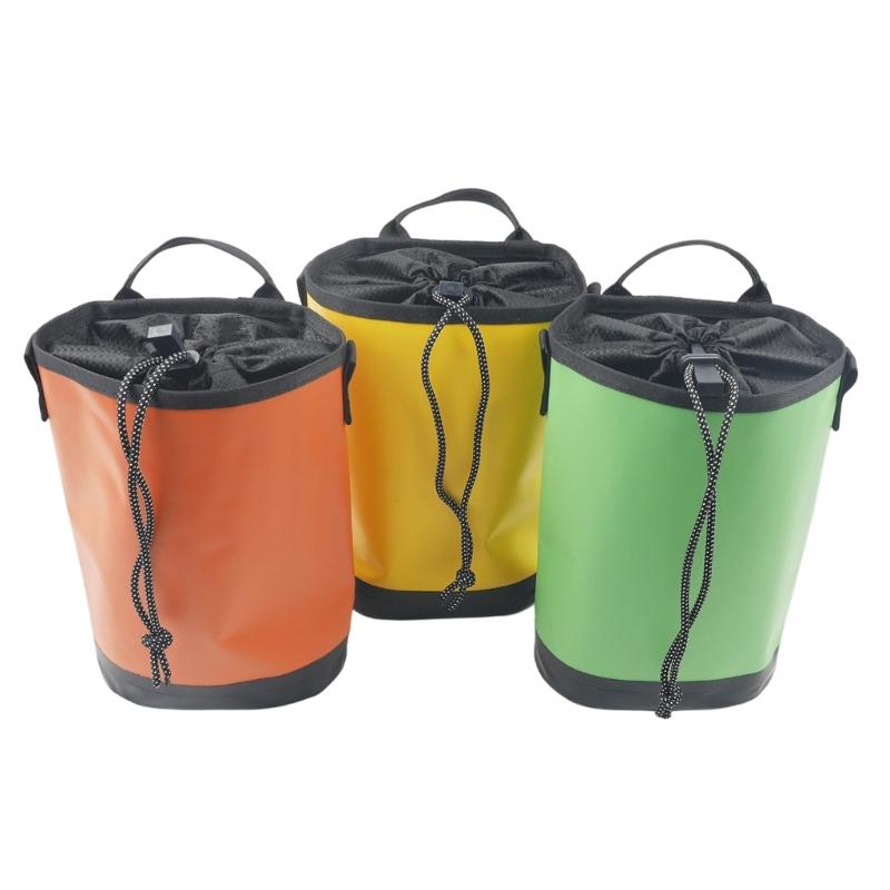 Heavy Type 5L Tool Bag with Hanging Rings Durability Water Resistant Storage Bag for Construction and Hiking Gear