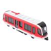 Toy Train Set Alloy Battery Powered Dual Ended Pull Back Lotomotive Train Model for Boys Girls