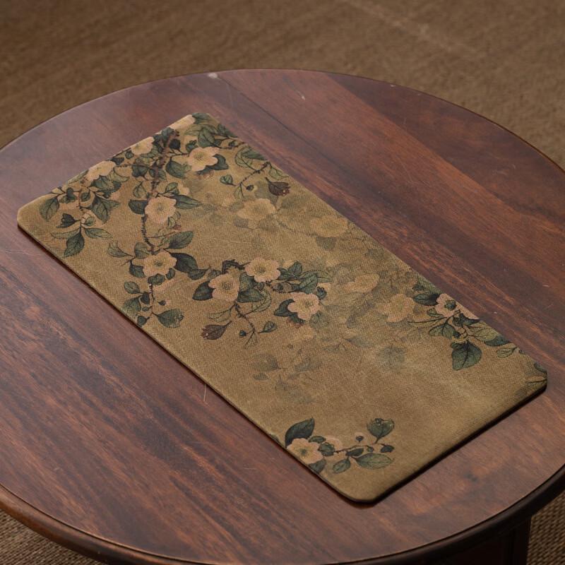 Handun Zen Style Gambiered Gauze Tea Mat