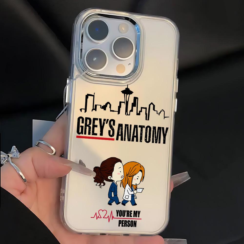 

TV G-Greys AnatomyS You Are My Person Phone Case For Google Pixel 10 9 8 8A 9A XL Pro 4G 5G Transparent Soft Silicone Back Cover Pixel 8 5G