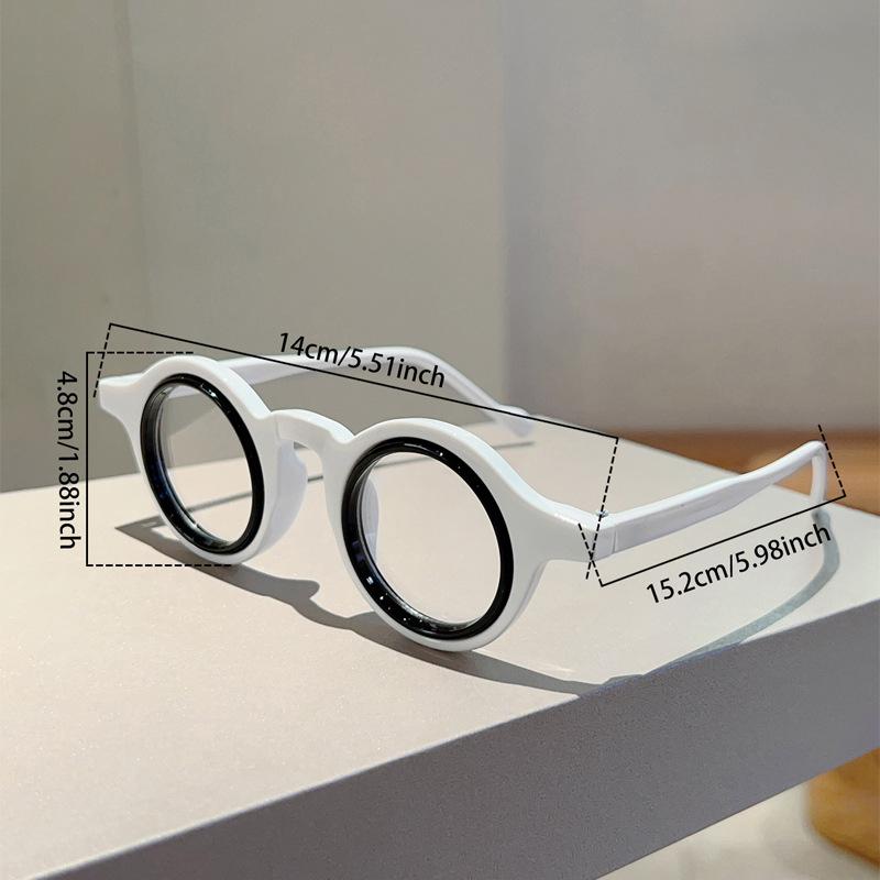 Vintage Small Round Glasses for Men New Blue Light Blocking Optical Frames Women Trendy Candy Color Rim Eyeglasses