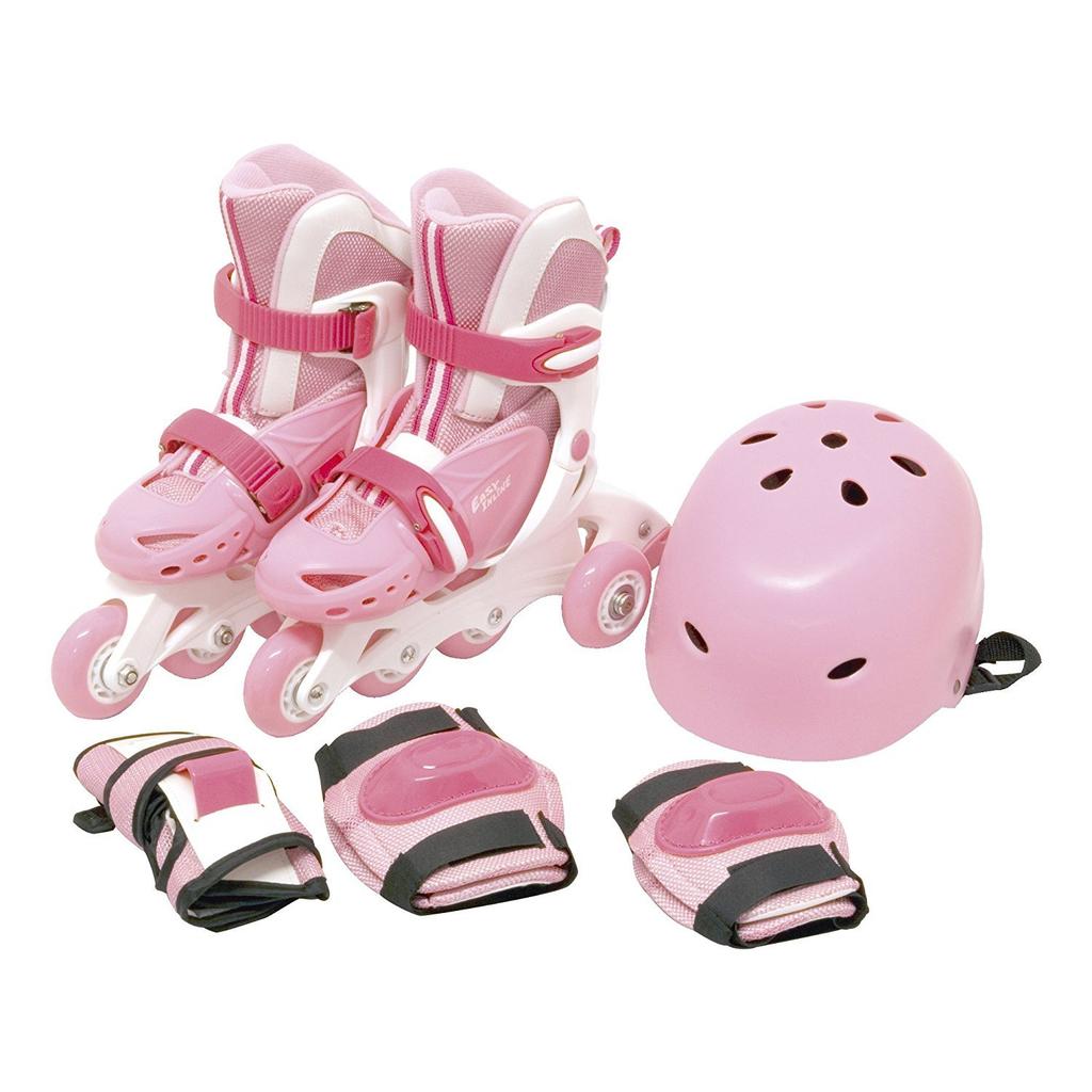 Maruka Easy Inline II, Small, Pure Pink, Toy, Sports, Ages 3+, Removable Training Wheels, 186602