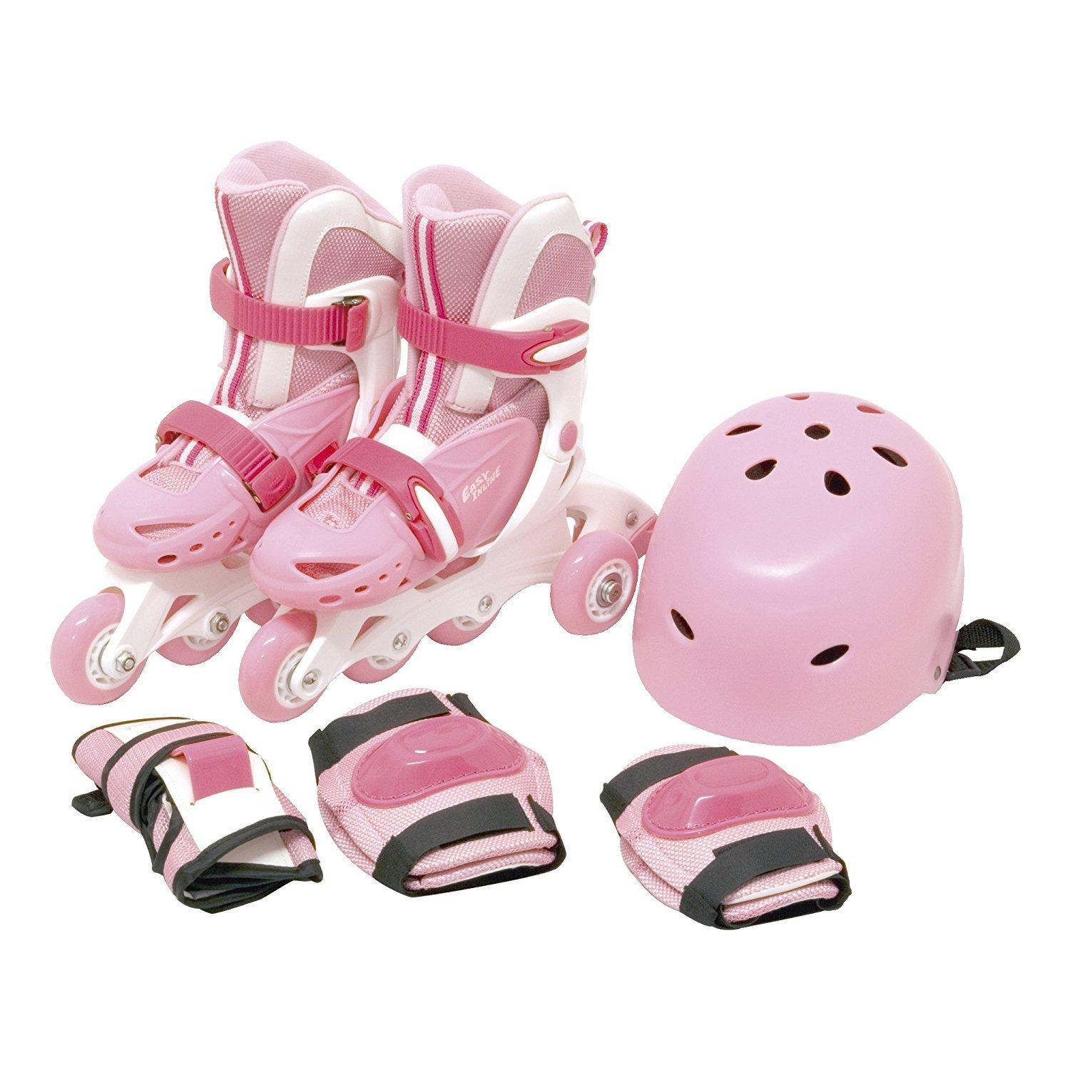 

Maruka Easy Inline II, Small, Pure Pink, Toy, Sports, Ages 3+, Removable Training Wheels, 186602