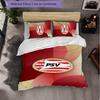 PSV Eindhoven FC Themed Bedding 3Pcs Duvet Cover Set Decorative Bed Linen For Teen Room Home Decoration