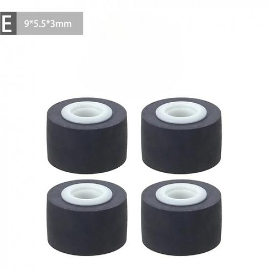 4PC/Set Tape Recorder Pinch Roller for Sony Akai Pioneer Cassette Pulley Player