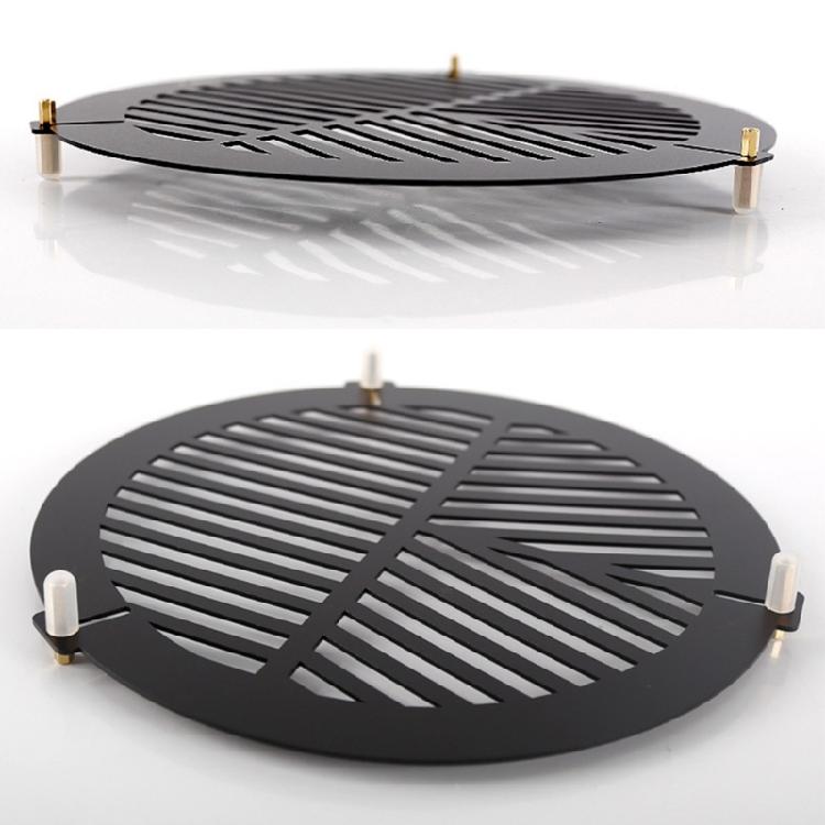 Leghe di Alluminio Maschera di Bahtinov Messa a Fuoco Piastra a Spina di Pesce 60/80/100/140/200/270mm Accessori Astronomici Piastra Metallica a Spina di Pesce