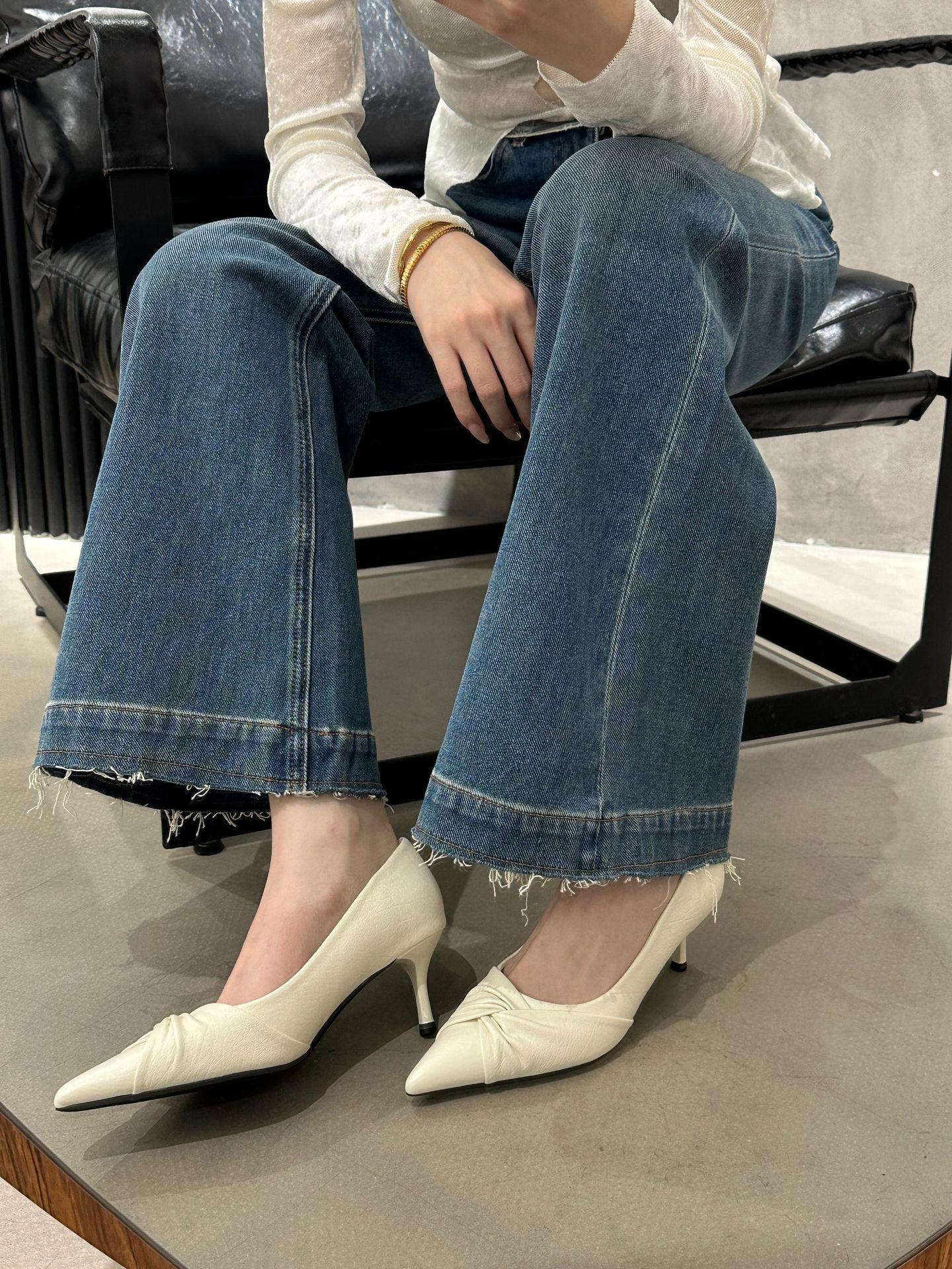 Women s Pointed Toe Bowknot Spring Stylish Elegant Unique Design Pumps - Fashionable Footwear 35
