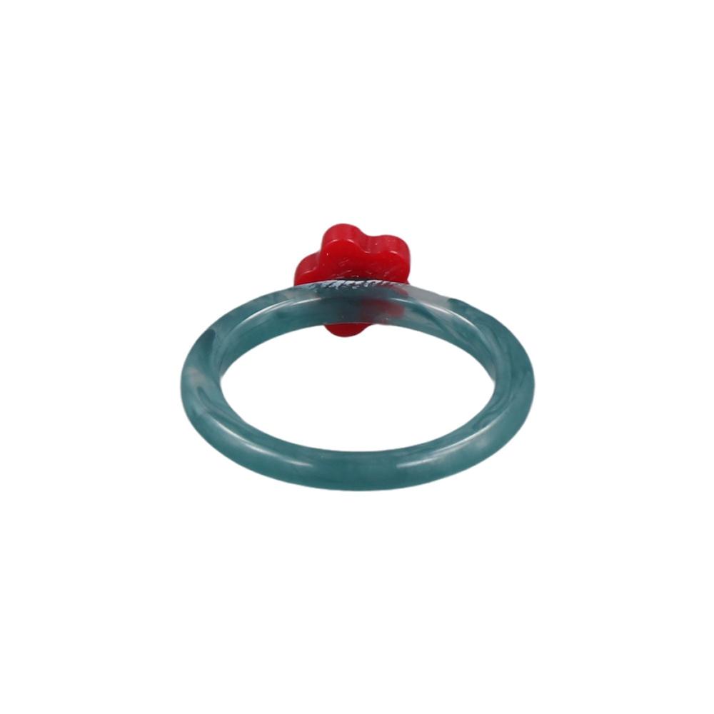 Transparent Cute Korean Girls Women Fashion Jewelry Acrylic Rings Resin Finger Rings