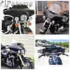 ABS Plastic Batwing Front Fairing Universal Motorcycle For Harley Road King Softail Suzuki VL800K1 Honda VT750 VT1100 Shadow