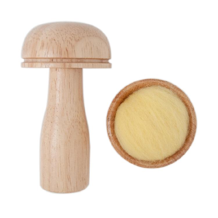 Mushroom Patchwork Utensile Wooden Darning Tool Weaving Crafts for DIY Sewing