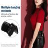 Crossbody Lanyard Leather Phone Case for Samsung Galaxy Z Flip 6 5 4 Flip6 Flip5 Flip4 Zipper Wallet Card Slot Holder Cover