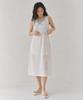 Sayu Crochet Layered Long Dress Ivory