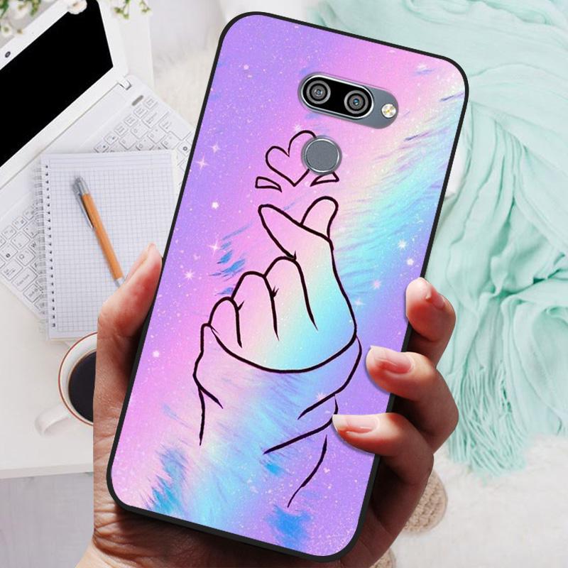 for LG K50 Q60 Case K 50  Soft TPU Silicone Phone Covers for LG Q60 LGK50 K 50 LGQ60 Case Bumper  Q 60 Shockproof Coque Cover