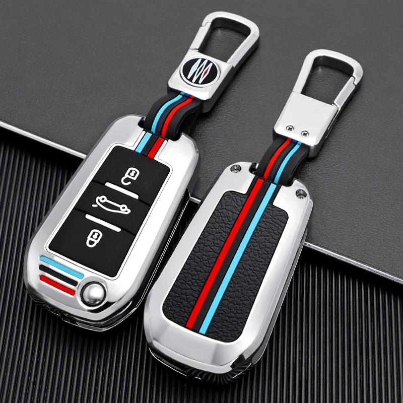 Autoschlüsselhülle Schale für Peugeot 208 308 408 508 2008 3008 4008 5008 für Citroen C3 C4 CACTUS C6 C8 3 Tasten Klappschlüssel