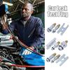 Tappo per Test di Perdite Aria Condizionata Strumento per Rilevamento Perdite Manutenzione Tappo di Test Tubo AC Per Negozio Auto Officina Garage Uomo Meccanico