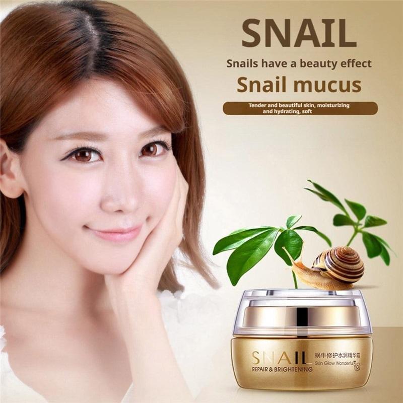 50g Snail Repair Cream, Lightweight Snail Mucin Facial Moisturizer for Soft, Smooth & Hydrated Skin