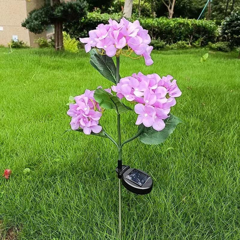 Solar Lotus Sunflower Garden Light for Outdoor Decoration