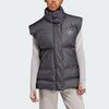 Adidas X Stella McCartney Padded Gilet Solid Color Logo Sports Vest Women vests Black HZ9133