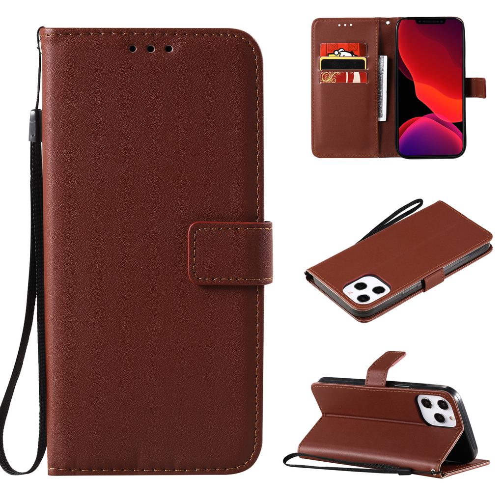 Etui z owczej skóry z litej skóry z klapką na karty z podstawką dla iPhone 15 14 Plus 13 12 11 Pro Max XSMax dla Samsung S23 S22 S21 S20 Ultra Plus Note20Ultra A14