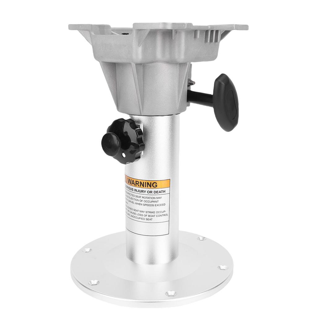 Boat Seating Pedestal 330 to 480mm Height Adjustable Aluminum Alloy Detachable Seating Base for Yacht RV Lounges
