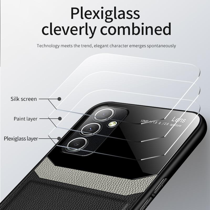 For Samsung Galaxy A14 5G Phone Pouches Luxury Leather Texture Shockproof Case Cover Galaxy A34 A54 Back Caso Galaxy A12 A22 A52