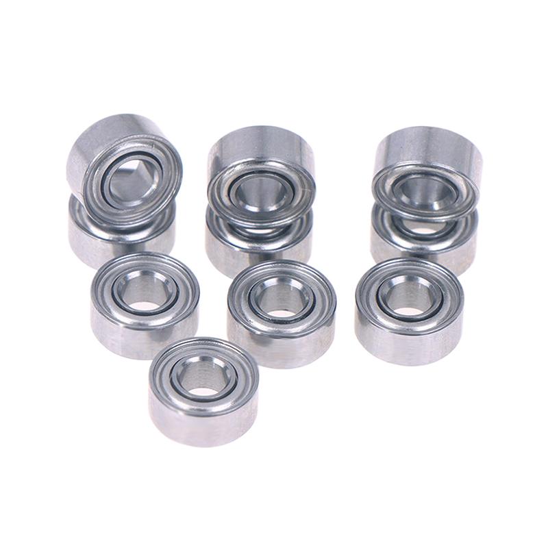 10Pcs 683Zz 3*7*3 Mm Miniature Bearing Chrome Steel 683 Zz 2Z 683Z Inner Bore 3Mm Small Deep Groove Mini Ball Bearings