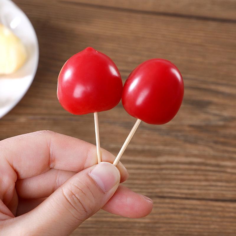 Portable Disposable Bamboo Toothpicks - Double-Ended, Individually Packaged for Household Use