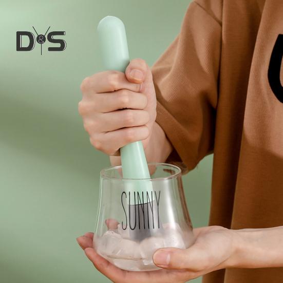 Easy To Clean Lemon Pressing Rod Long Handle Reliable Cocktail Muddler Lemon Muddler Bar Tool Muddler