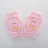 0-3 Children's Summer Mesh Sponge Knee Pads for Babies Crawling, Learning To Walk, Breathable Cartoon Knee Pads for Infants and