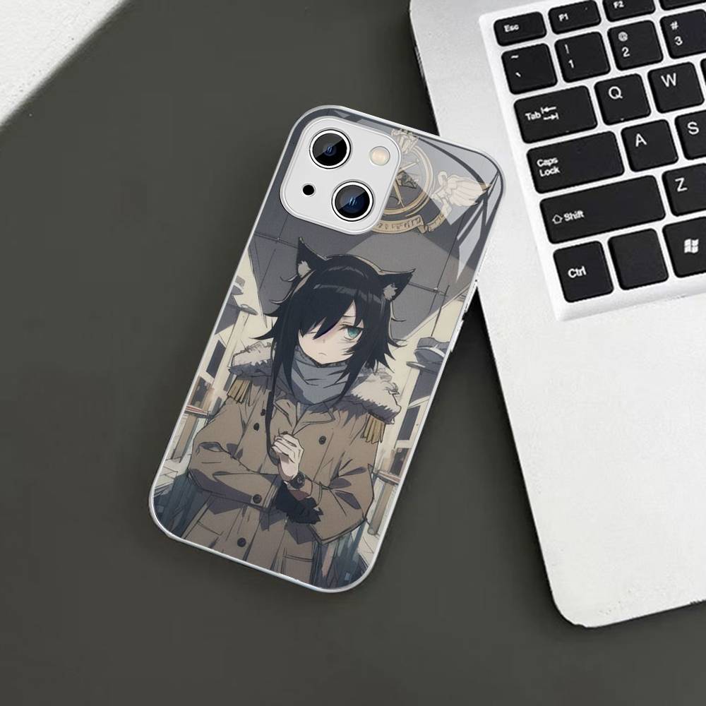 Watamote K-Kuroki T-Tomoko For IPhone 14 13 12 Mini 11 Pro XS Max X XR 14 Plus Tempered Glass Cover