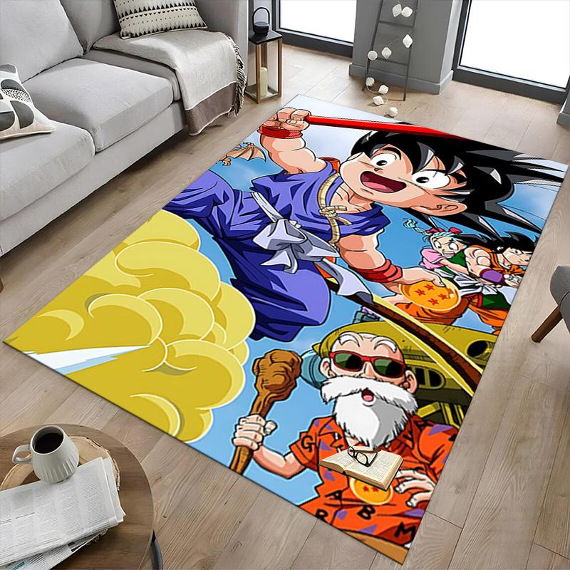 Dragon Ball Adventure Carpet For Playroom Bedroom Living Room Sofa Home Decorkids Game Area Rug Nonslip Floor Mat