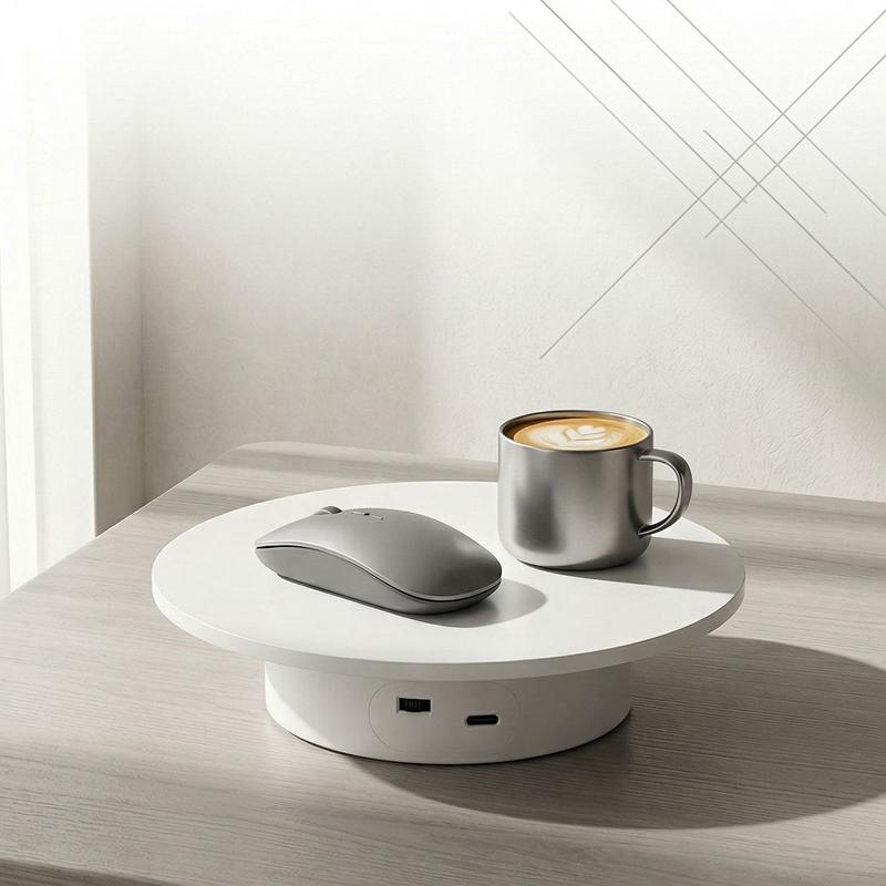 Electric 360° Rotating Display Turntable 15/20cm Stand for Jewelry Small Product Shooting Showcase