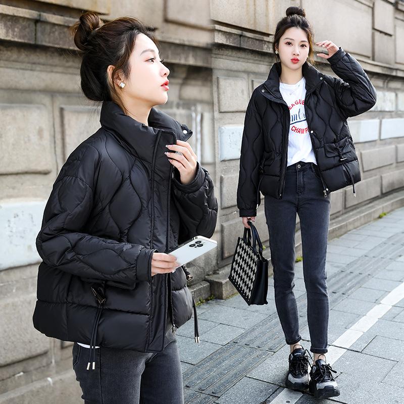 Short bread jacket 2025 new Korean cotton jacket women's thickened stand-up collar warm casual and versatile temperament winter jacket