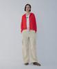 Bobeu String Detail Nylon Cargo Pants_Light Beige 7156230010