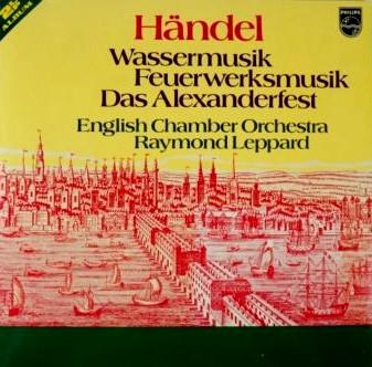 

LP Record ENGLISH CHAMBER ORCHESTRA RAYMOND Water Music Fireworks Music Ale 6768326 Philips 1981 Germany Classical Used