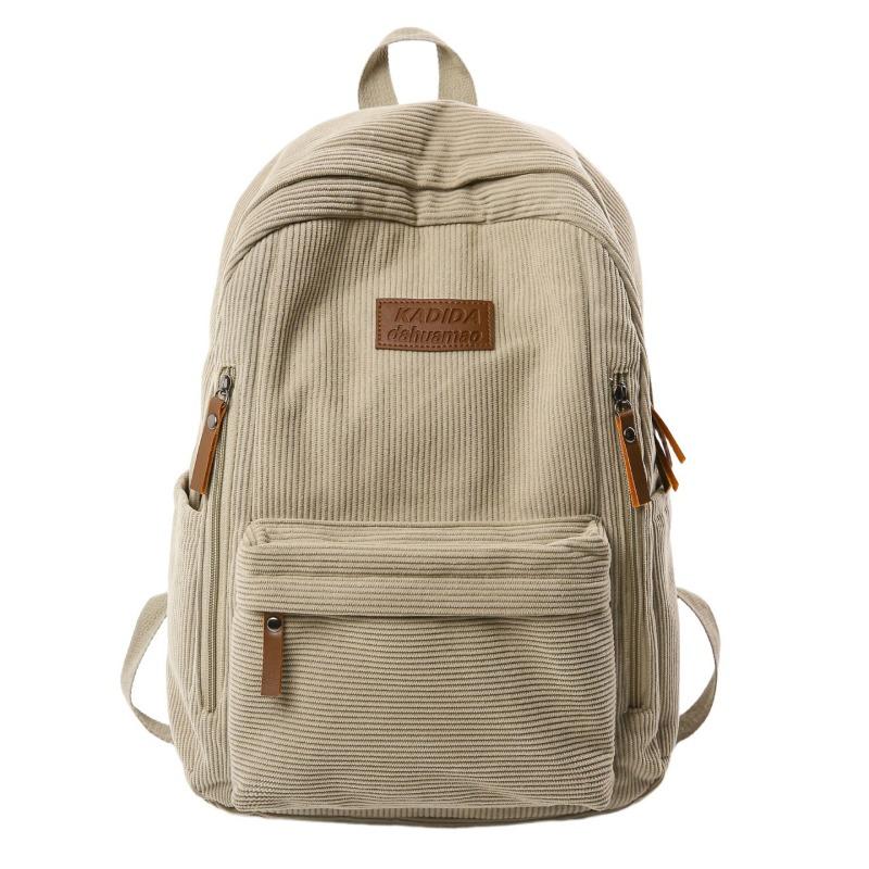 A Fashionable, Simple and Large-capacity High School Retro Backpack
