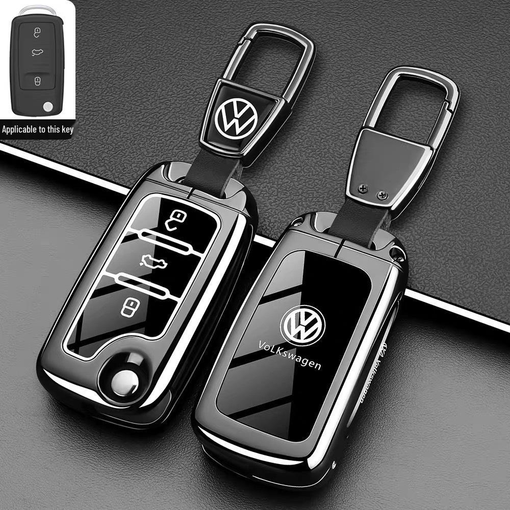 Volkswagen Lavida, Polo, Lamando, Passat, Touareg, Tiguan, Teramont, Touran Schlüsselhülle und Autoschnalle.