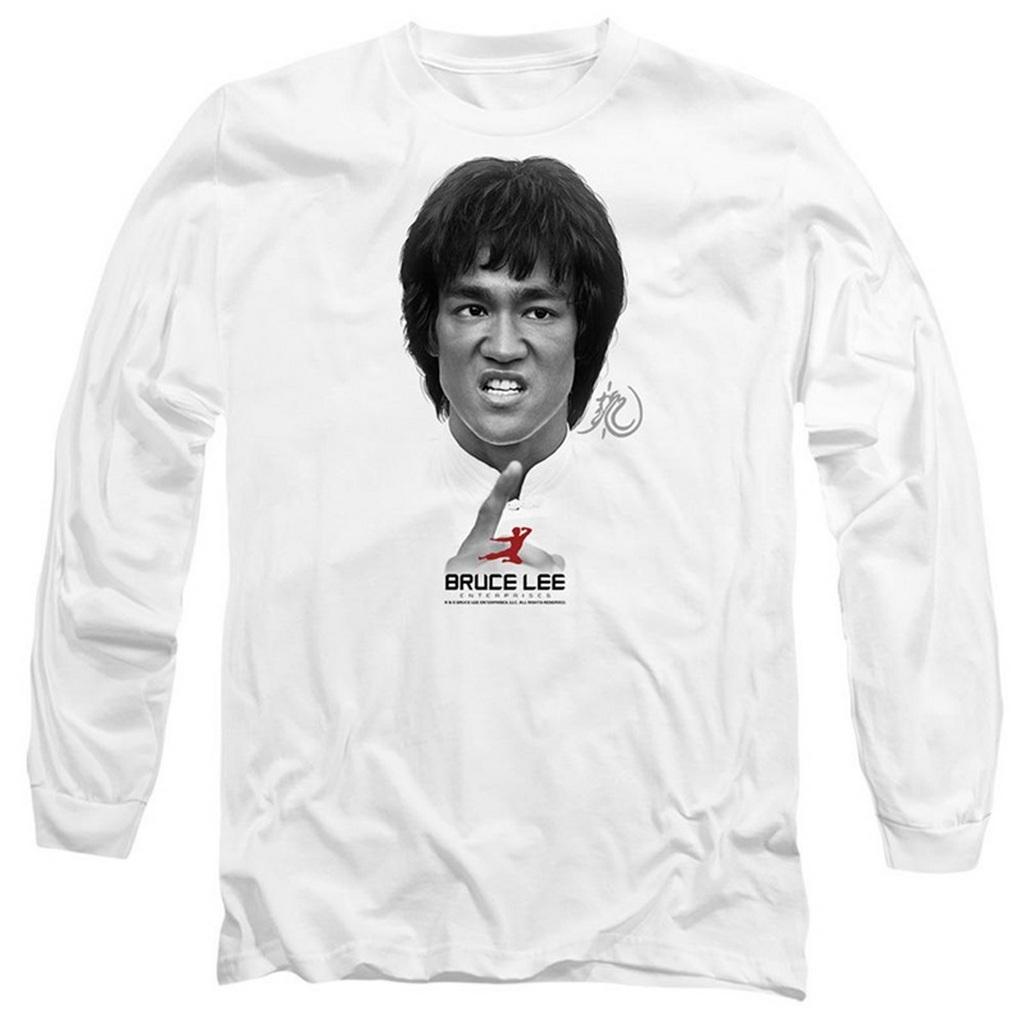 Bruce Lee Unisex Adult Self Help Long-Sleeved T-Shirt