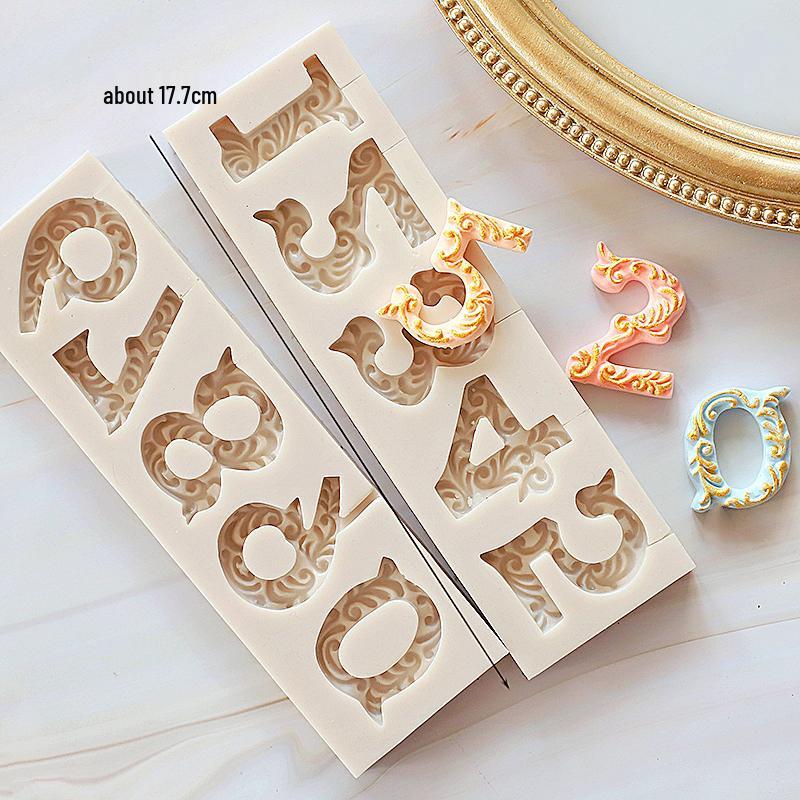 Silicone Number Cake Mold for Fondant, Gum Paste & Chocolate